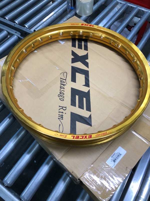 Photo 3 of Excel GEG411 Gold 19" x 2.15" 32 Hole Takasago Rim