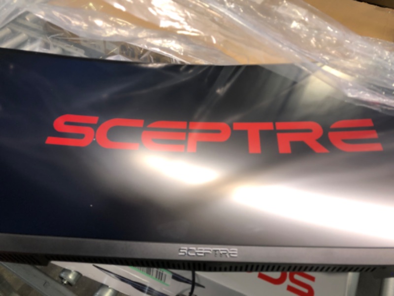 Photo 4 of Sceptre 30-inch Curved Gaming Monitor 21:9 2560x1080 Ultra Wide Ultra Slim HDMI DisplayPort up to 200Hz Build-in Speakers, Metal Black (C305B-200UN1)
--- Open Box --- 