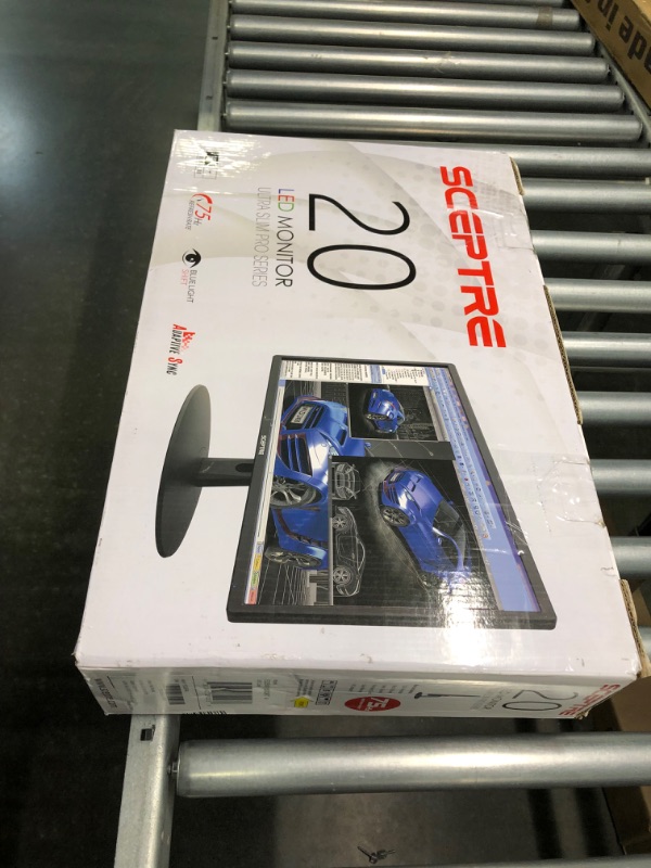Photo 1 of Sceptre 20" 1600x900 75Hz Ultra Thin LED Monitor 2x HDMI VGA Built-in Speakers, Machine Black Wide Viewing Angle 170° (Horizontal) / 160° (Vertical) 20" 75Hz Monitor