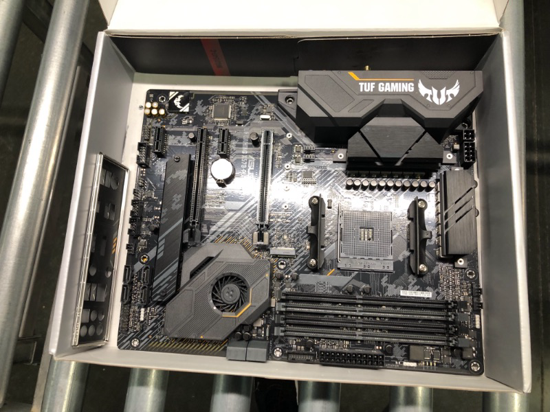 Photo 3 of ASUS AM4 TUF Gaming X570-Plus (Wi-Fi) AM4 Zen 3 Ryzen 5000 & 3rd Gen Ryzen ATX Motherboard with PCIe 4.0, Dual M.2, 12+2 with Dr. MOS Power Stage