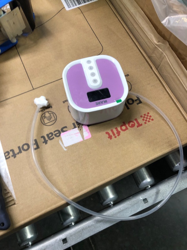 Photo 4 of IKARE Double Electric Breast Pumps - Hospital Grade Breastfeeding Milk Pump with Comfortable 5 Modes & 45 Levels - Portable Breast Pump, High Efficient Suckling, Quiet, Memory Function. Bp15-purple
--- Open Box --- 