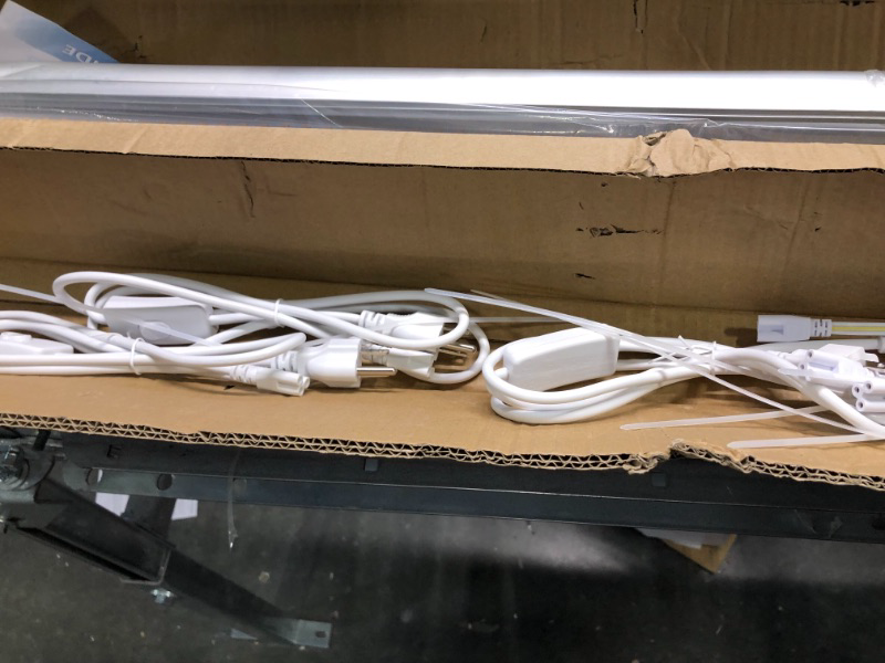 Photo 1 of Barrina Plant Grow Light, 252W(6 x 42W, 1400W Equivalent), Full Spectrum, LED Grow Light Strips, T8 Integrated Growing Lamp Fixture, Grow Shop Light, with ON/Off Switch, 6-Pack 4FT/6-PACK