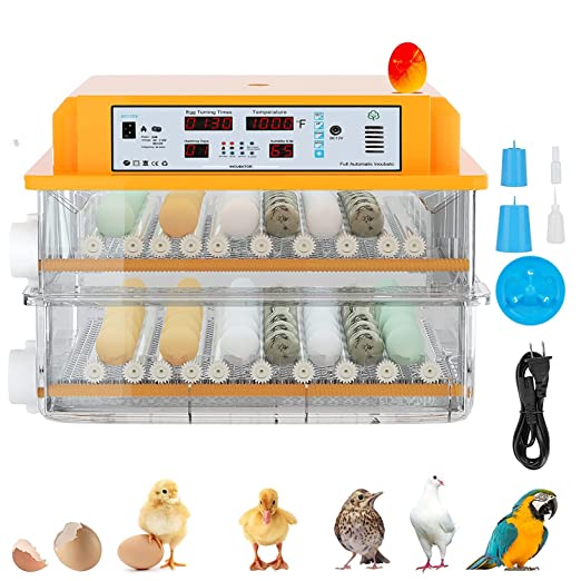 Photo 1 of  Incubators for Hatching Eggs, 120 Eggs Incubators with Automatic Turning Humidity Monitoring LED Candler, for Hatching Chickens Duck Goose Quail Bird