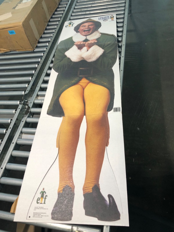Photo 3 of Advanced Graphics Buddy The Elf Excited Life Size Cardboard Cutout Standup - Elf (2003 Film) Buddy "Excited"