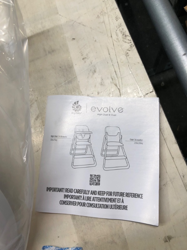 Photo 1 of Ergobaby Evolve Baby High Chair Seat Insert and Tray, Natural Wood Natural Wood Add on: Infant Seat and Tray
