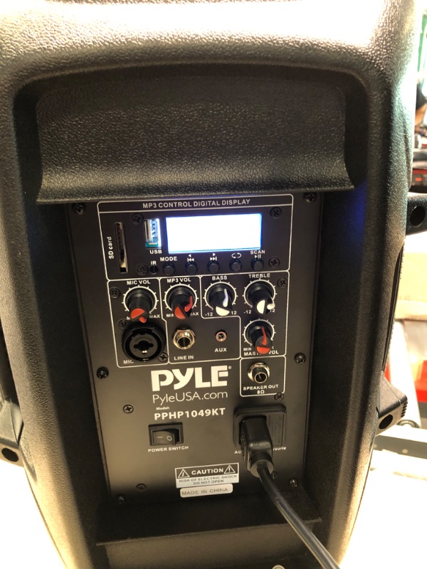 Photo 4 of Pyle Active + Passive Pa Speaker System Kit