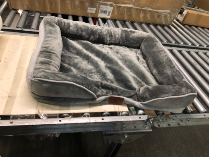 Photo 1 of Bedsure Orthopedic Dog Bed for Medium Dogs - Waterproof Dog Bed Medium, Foam Sofa with Removable Washable Cover, Waterproof Lining and Nonskid Bottom Couch, Pet Bed