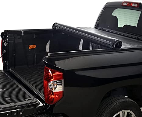 Photo 1 of 6.5' Fleetside Bed Soft Roll-Up Tonneau Cover Fit 14-18 Chevorlet Silverado/GMC Sierra 1500 , Truck Bed Covers Also Fit 2015-2018 Silverado & Sierra 2500HD 3500HD