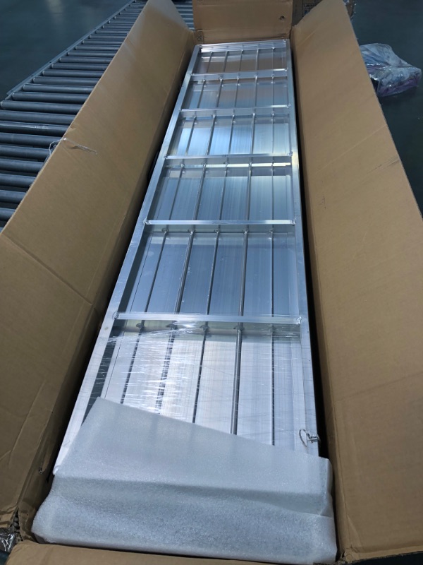 Photo 1 of Candockway 6FT Portable Wheelchair Ramps Holds Up to 800 lbs Lightweight Threshold Folding Ramp for Doorway with 14" Wider Non-Slip Platform Handicap Ramps for Steps, Stairs, Curbs