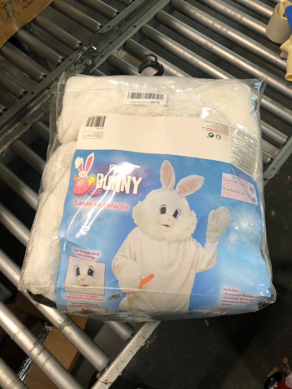 Photo 3 of Bunny Plush Mascot Costume - Pick Size One Size White