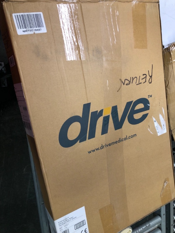Photo 1 of Drive Medical 10210-1 Deluxe 2-Button Folding Walker with Wheels