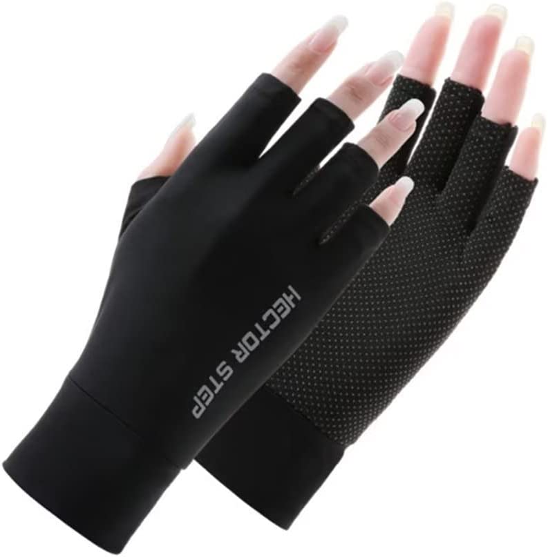 Photo 1 of Ligart UPF 50+ Fingerless Sun Gloves for UV Protection Hand Cover for Women Fishing, Driving, Cycling, Hiking