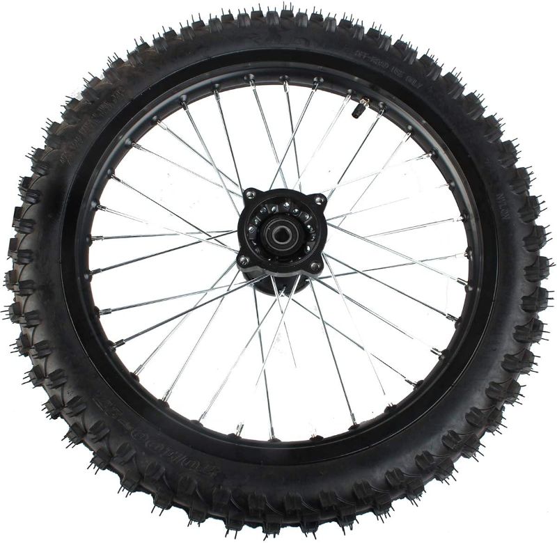 Photo 1 of X-PRO 17" Front Wheel Rim Tire 70/100-17 with 15mm Bearing Assembly for Dirt Bikes