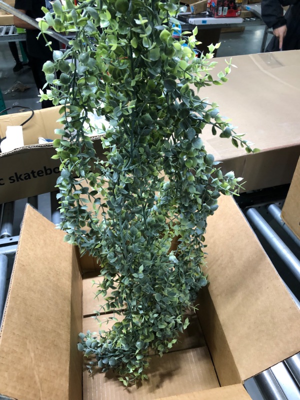 Photo 2 of 3 Pack 36ft Eucalyptus Garland Artificial Greenery Boxwood Garland