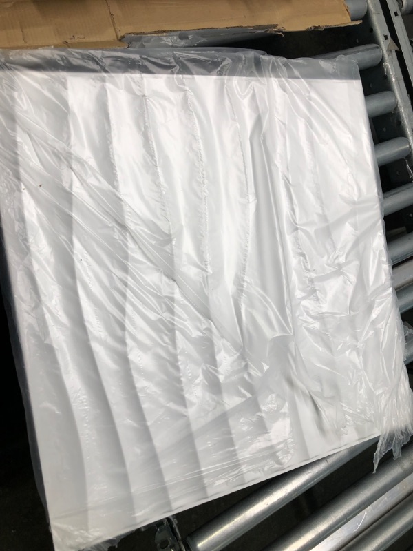 Photo 1 of Art3d PVC Wave Board Textured 3D Wall Panels, White, 19.7" x 19.7" (12 Pack)