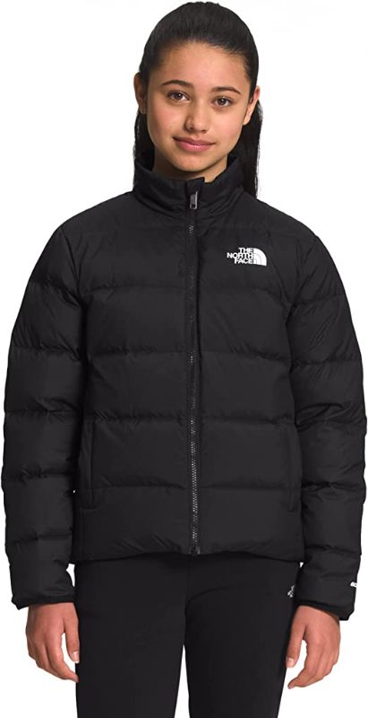 Photo 1 of THE NORTH FACE Boys' Reversible Mount Chimbo Full Zip Hooded Jacket Small (7/8)