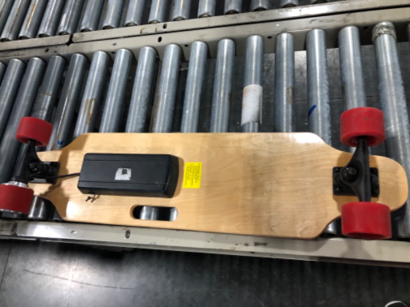 Photo 2 of elifine Electric Skateboard for Adults with Remote Control 12 MPH Top Speed 350W Motor 8 Layers Maple Electric Longboard Max Load 220 Lbs E-Skateboard
