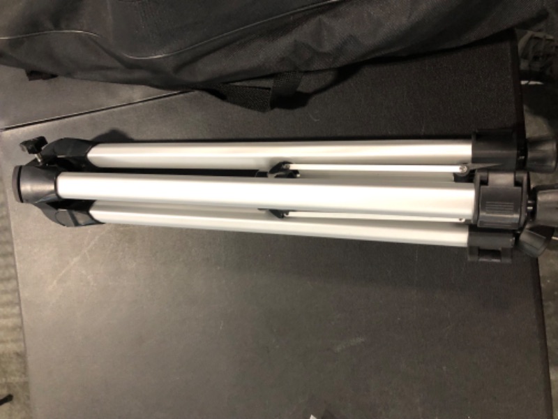 Photo 1 of Huepar 12 Ft./3.7m Telescoping Pole with 1/4-Inch by 20-Inch Laser Mount for Rotary and Line Laser Level, Adjustable Telescoping Pole with Tripod - 5/8"-11 Adapter Nut Included LP36
