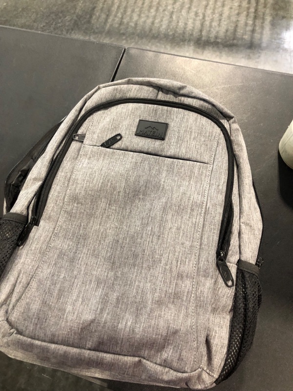 Photo 1 of MATEIN Travel Laptop Backpack, Business Anti Theft Slim Durable Laptop Backpack with USB Charging Port, Water Resistant College Bag Computer Bag Gifts for Men & Women Fits 15.6 Inch Notebook, Grey

