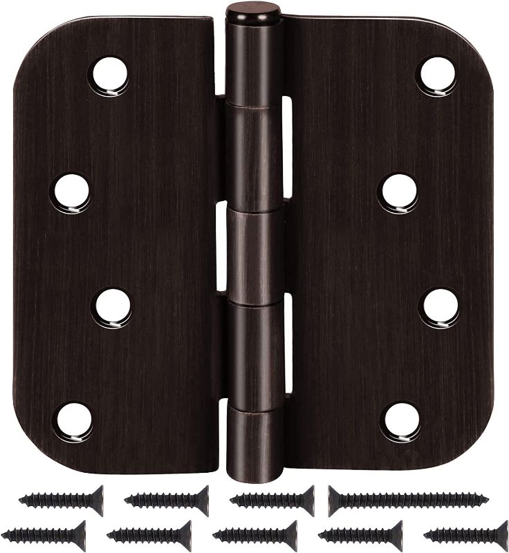 Photo 1 of 18 Pack 4"Interior Door Hinges Oil Rubbed Bronze Door Hinges 4-Inch Standard Exterior Door Hinges 4 x 4 Inch Standard Round Corners Iron Material Heavy...
