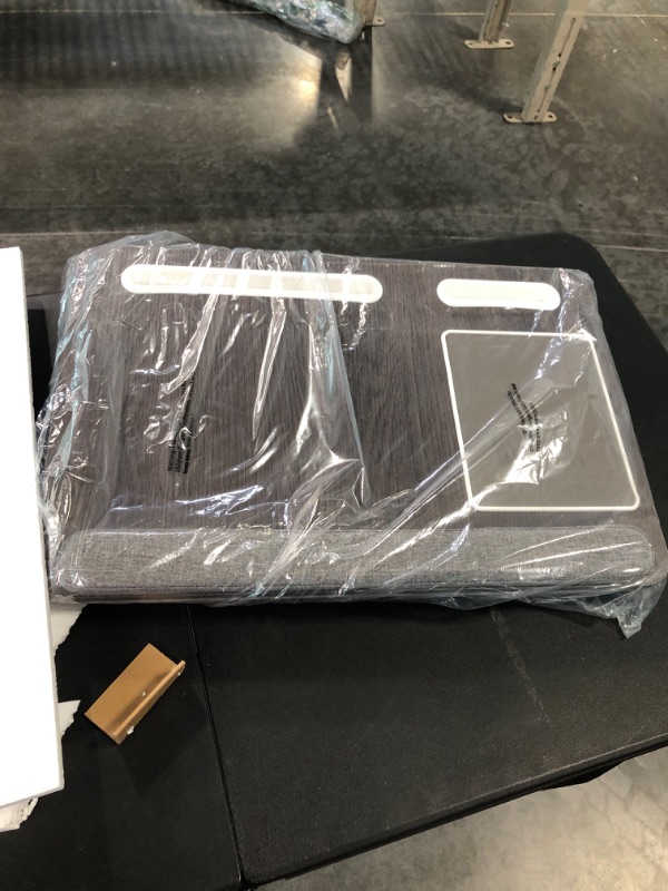 Photo 1 of Large Lap Laptop Desk- Home Office Portable LapDesk with Mouse Pad & Wrist Rest for Notebook/ MacBook/ Tablet, Sofa Bed Working, Writing, Drawing