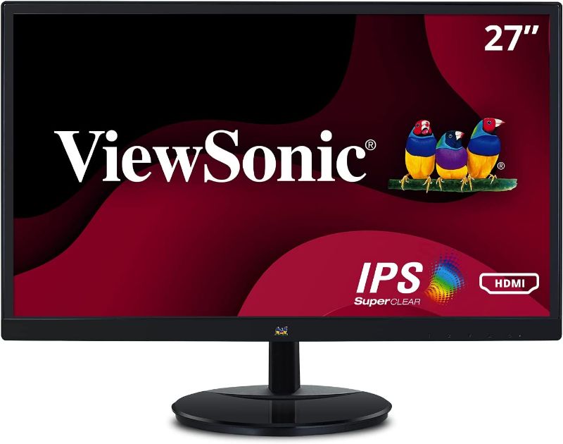 Photo 1 of ViewSonic VA2759-SMH 27 Inch IPS 1080p LED Monitor with HDMI and VGA Inputs