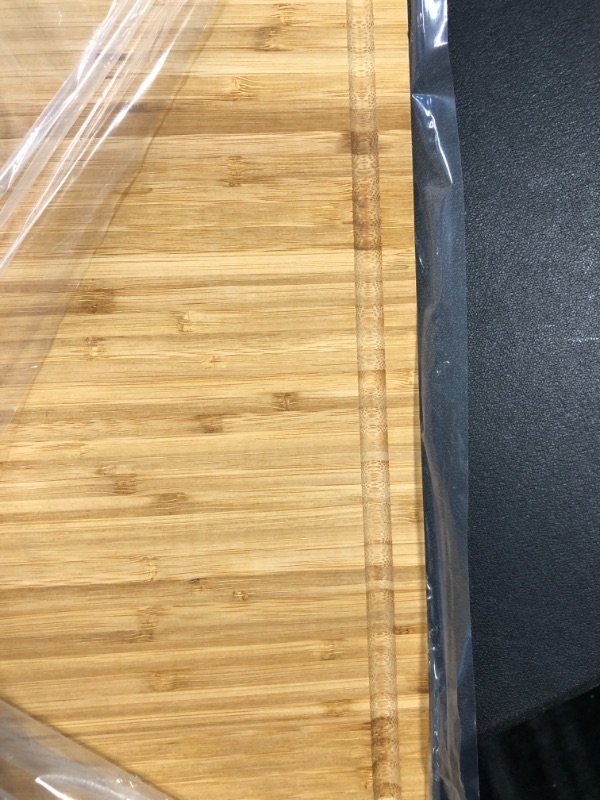 Photo 5 of Wood Cutting Board With Juice Groove And Hand Grip Notches (24 in x 18 in)