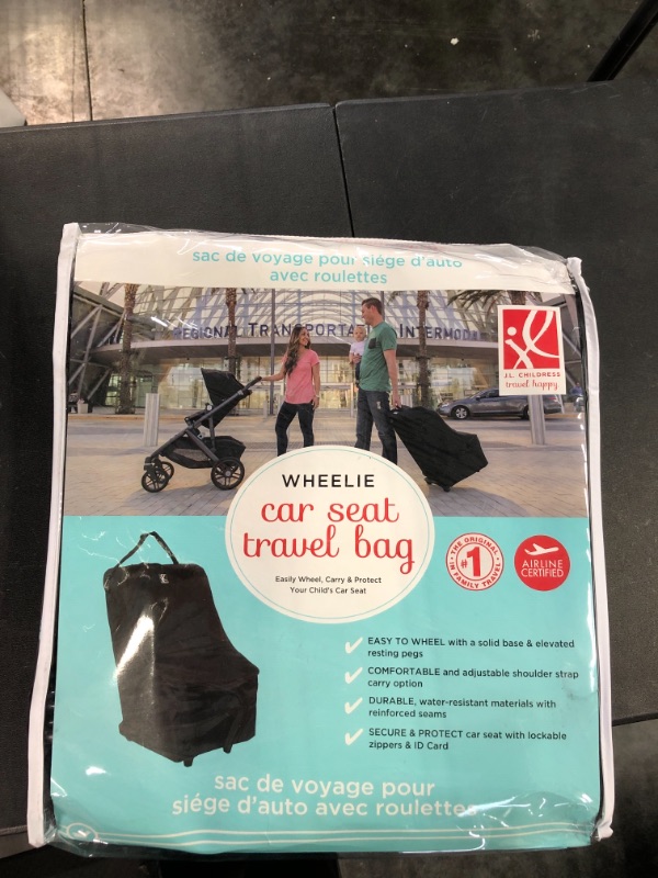 Photo 1 of J.L. Childress Wheelie Car Seat Travel Bag, Black 1 Count (Pack of 1) Black