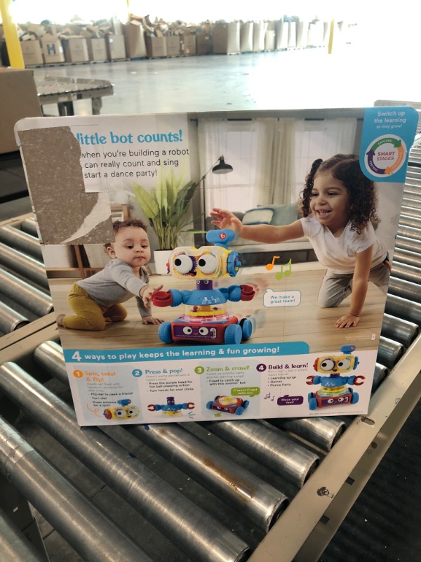 Photo 3 of Fisher-Price 4-in-1 Robot Toy, Baby Toddler and Preschool Toy with Lights Music and Smart Stages Educational Content?