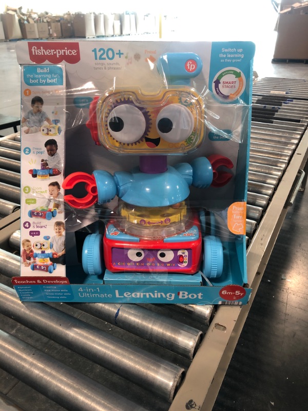 Photo 2 of Fisher-Price 4-in-1 Robot Toy, Baby Toddler and Preschool Toy with Lights Music and Smart Stages Educational Content?