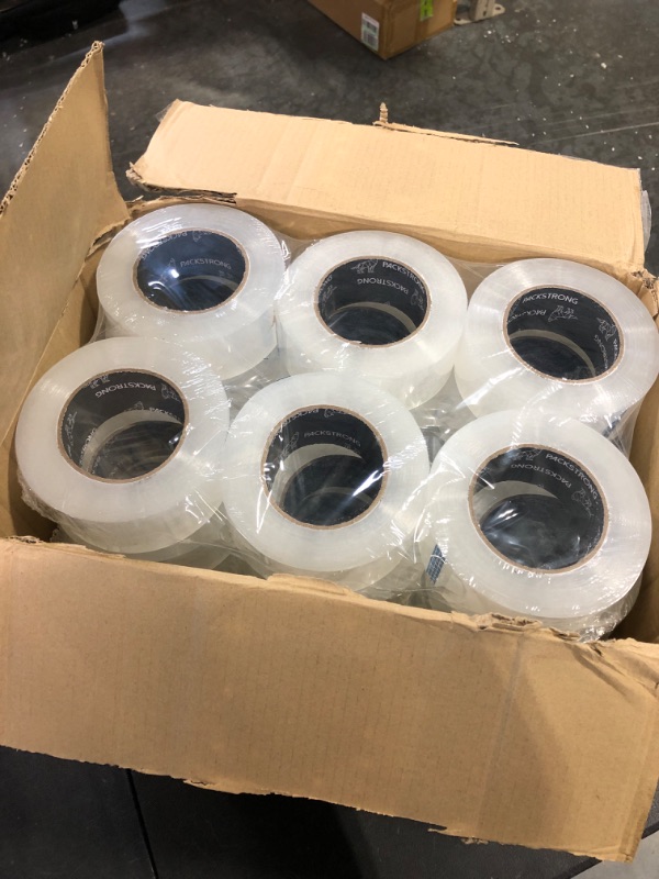 Photo 3 of Industrial Grade Clear Packing Tape (36 Rolls), 110 Yds/Roll - 2 Wide x 3.1 mil