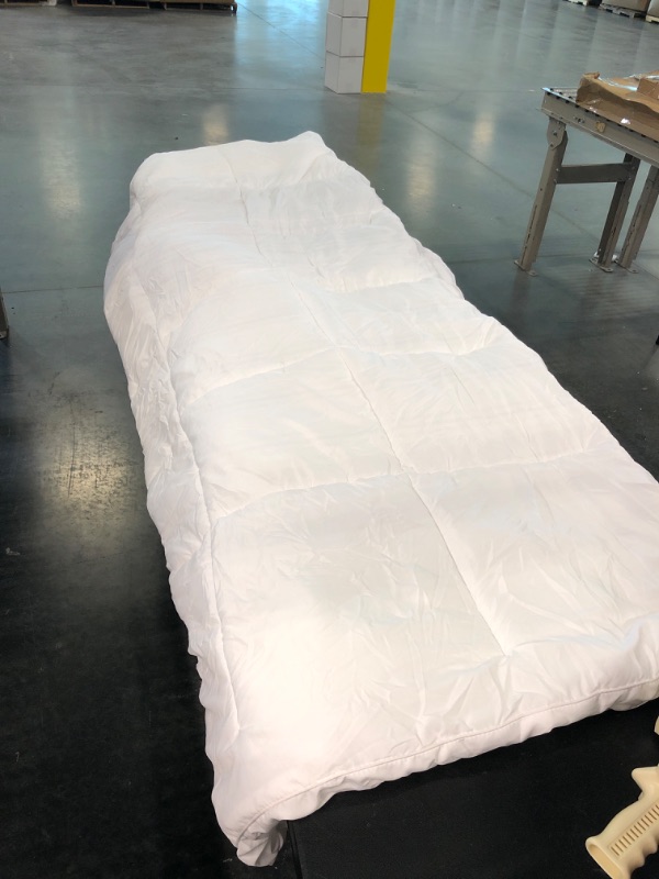 Photo 2 of Utopia Bedding Comforter - All Season Comforters Queen Size - Plush Siliconized Fiberfill - White Bed Comforter - Box Stitched