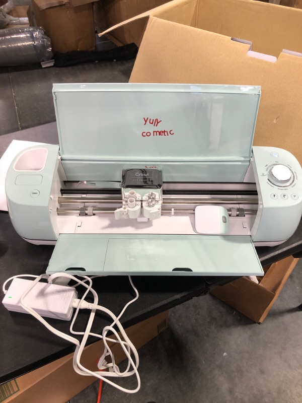 Photo 4 of Cricut Explore Air 2 - A DIY Cutting Machine for all Crafts, Create Customized Cards, Home Decor & More, Bluetooth Connectivity, Compatible with iOS, Android, Windows & Mac, Mint