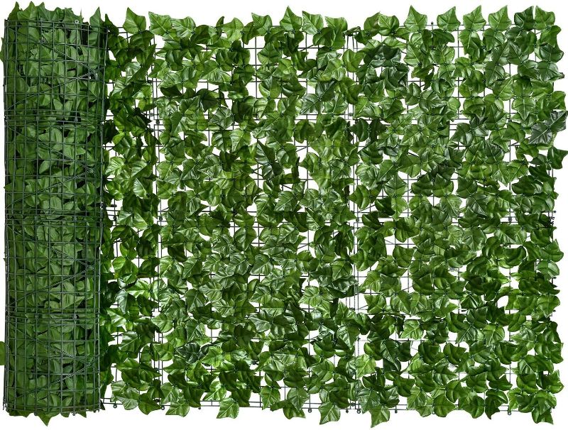 Photo 1 of Artificial Ivy Privacy Fence Wall Screen 40 Inches High