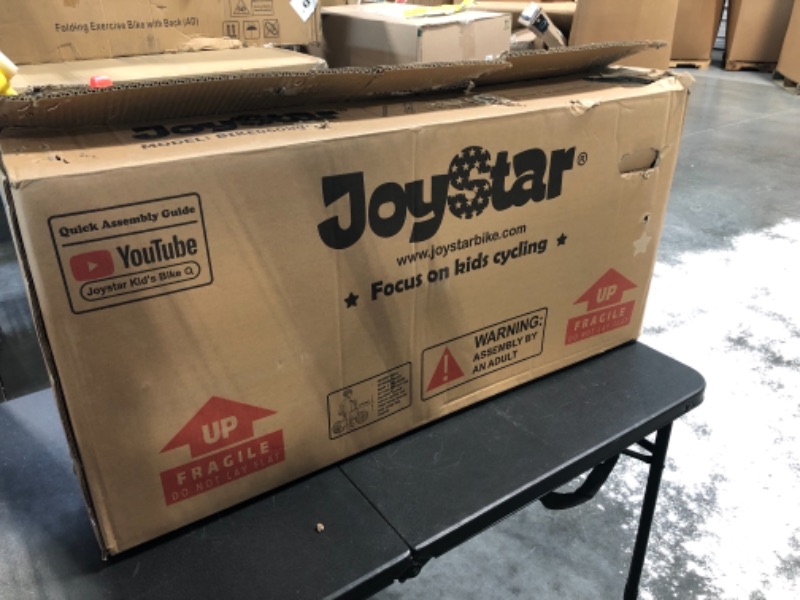 Photo 1 of JOYSTAR 14/16 Inch Balance Bike for Toddlers and Kids Ages 3-8 Years Old Boys and Girls - Sport Kids Balance Bike with Handbrake - No Pedal Training Bicycle Black 16 Inch with Handbrake