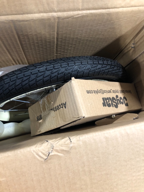 Photo 1 of JOYSTAR 14/16 Inch Balance Bike for Toddlers and Kids Ages 3-8 Years Old Boys and Girls - Sport Kids Balance Bike with Handbrake - No Pedal Training Bicycle Black 16 Inch with Handbrake