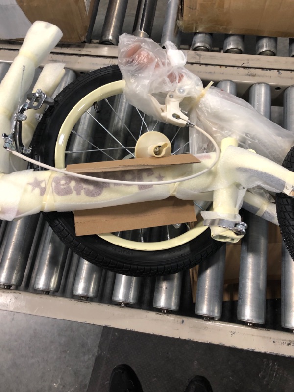 Photo 1 of JOYSTAR 14/16 Inch Balance Bike for Toddlers and Kids Ages 3-8 Years Old Boys and Girls - Sport Kids Balance Bike with Handbrake - No Pedal Training Bicycle Black 16 Inch with Handbrake