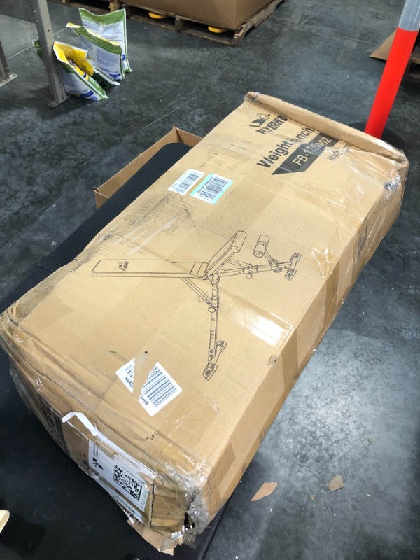Photo 1 of FLYBIRD Weight Bench, Adjustable Strength Training Bench for Full Body Workout with Fast Folding