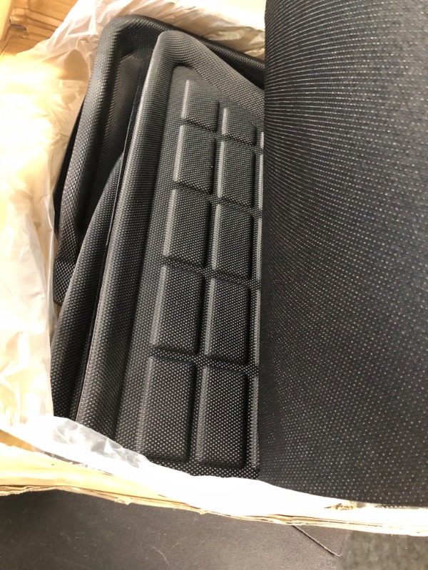 Photo 4 of Tesla Model Y Floor Mats Tesla Model Y All Weather Floor Mats 2023 2022 2021 2020 Tesla Model Y Accessories Anti-Slip Waterproof Floor Liners Cargo Rear Trunk Mat Interior Accessories