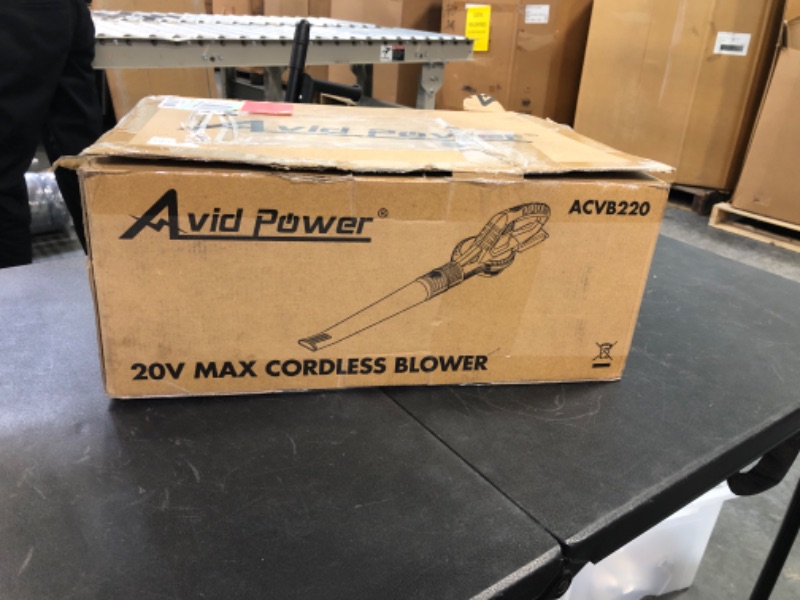 Photo 5 of AVID POWER Leaf Blower, 20V Cordless Leaf Blower with 2.0Ah Battery and Charger, 130 MPH Electric Leaf Blower Light Duty