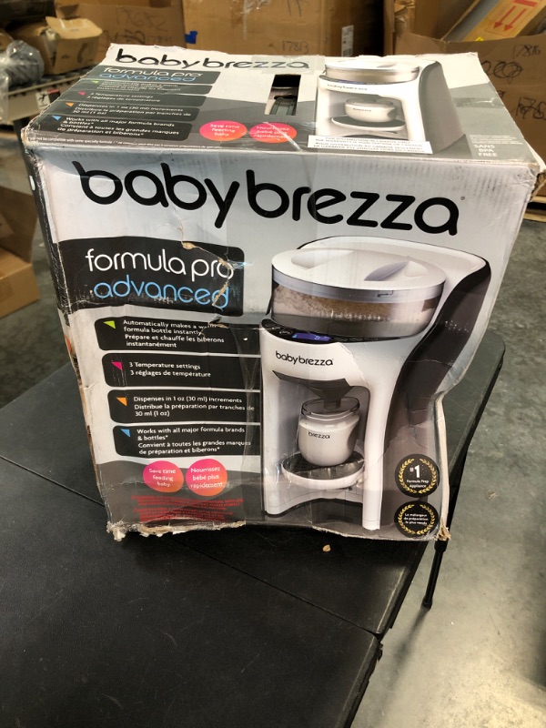 Photo 8 of New and Improved Baby Brezza Formula Pro Advanced Formula Dispenser Machine - Automatically Mix a Warm Formula Bottle Instantly - Easily Make Bottle with Automatic Powder Blending