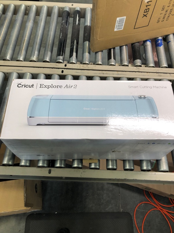 Photo 4 of Cricut Explore Air 2 - A DIY Cutting Machine for all Crafts, Create Customized Cards, Home Decor & More, Bluetooth Connectivity, Compatible with iOS, Android, Windows & Mac, Blue