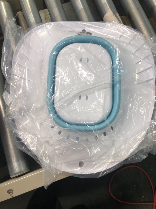 Photo 1 of DiviniTi Sitz Bath for Hemorrhoid Treatment - Sitz Bath for Postpartum Care Yoni Steam Seat Vaginal Steamer Kit - Collapsible, Drain Holes, Flusher Hose - Use w/Sitz Baths Salt - for Women & Men