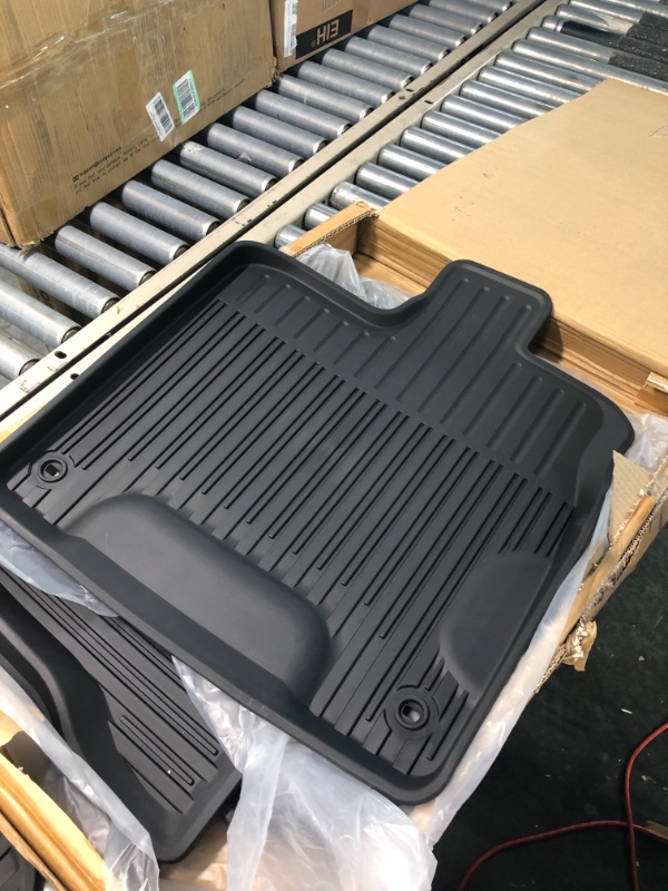 Photo 1 of KIWI MASTER Floor Mats Compatible for 2016-2022 Honda Pilot Accessories All Weather Mat Liners Front Rear 3 Row Seat TPE Slush Liner Black 08P17-TG7-300 Floor Mats for Pilot