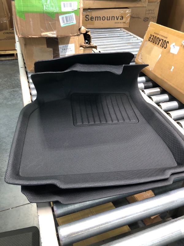 Photo 4 of TAPTES for Tesla Model Y Floor Mats 2023 2022 2021,for Model Y Floor Trunk Mat Rear Cargo Liners ,forTesla Model Y Accessories 2021-2023 XPE All Weather Waterproof Interior Accessories 5 Seater