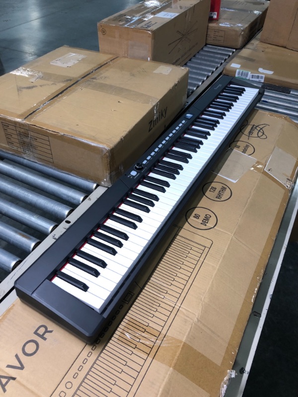 Photo 3 of ***PARTS ONLY*** Starfavor Piano Keyboard 88 Keys Keyboard, Semi-weighted Keyboard Piano 88 Key Piano, with Keyboard Stand, Sustain Pedal, and Carrying Case, SEK-88A 88 Key Keyboard +Piano Stand +Pedal +Headphone