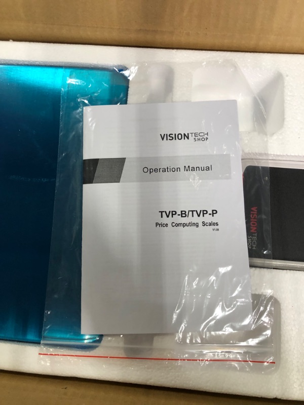 Photo 4 of VisionTechShop TVP-60P Price Computing Scale with Pole Display, Lb/Oz/Kg Switchable, 60lb Capacity, 0.01lb Readability