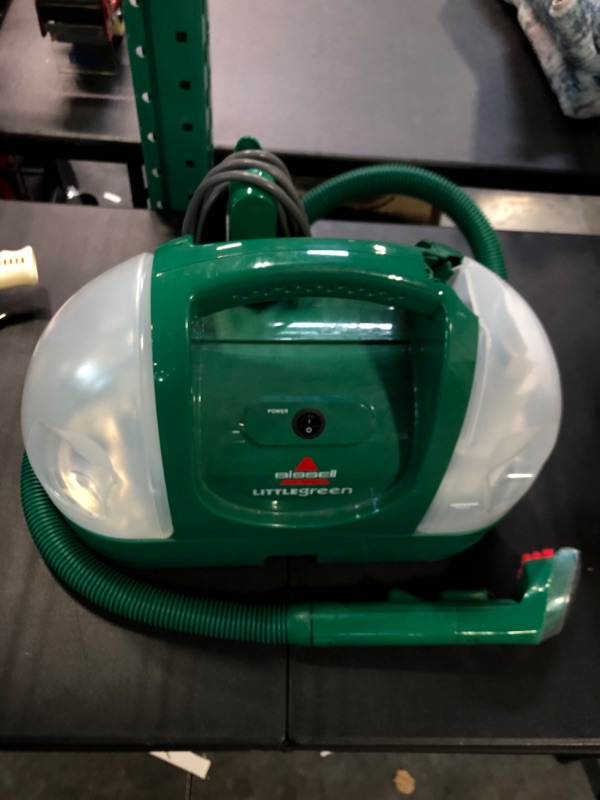 Photo 2 of Bissell 1400M Little Green Portable Spot and Stain Remover Machine, Green