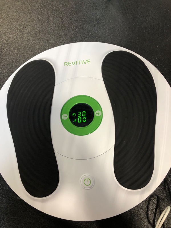 Photo 2 of REVITIVE Essential Circulation Booster to Relieve and Relax Mild Leg Pains and Foot Aches from Prolonged Sitting and Standing, Corded