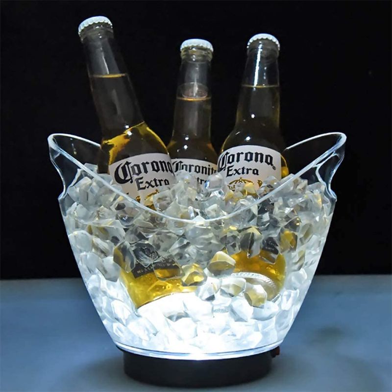 Photo 1 of Ice Bucket with Light, 2L Wine Chiller Party Beverage Tub